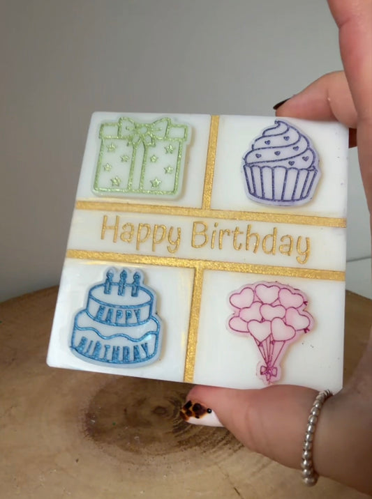 Birthday Wax Melt Slab